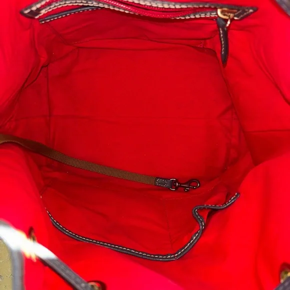 Dooney & Bourke Kendall Saffiano Leather Drawstring Bucket Bag NWOT - Picture 6 of 6